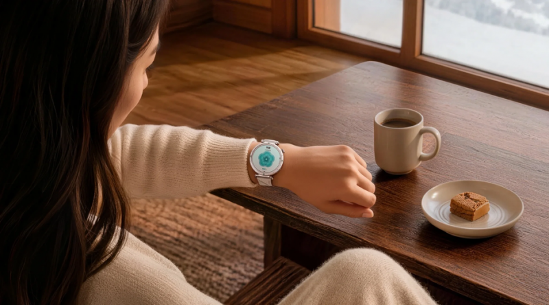 девушка с Huawei Watch GT 7